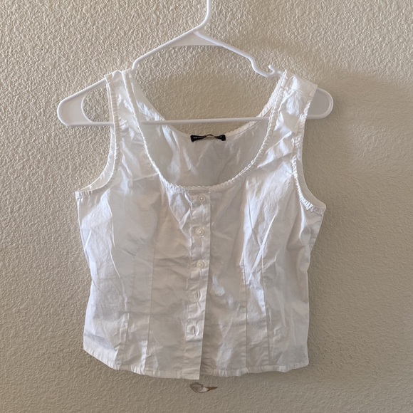 Brandy melville white Matilda tank top - Picture 5 of 5